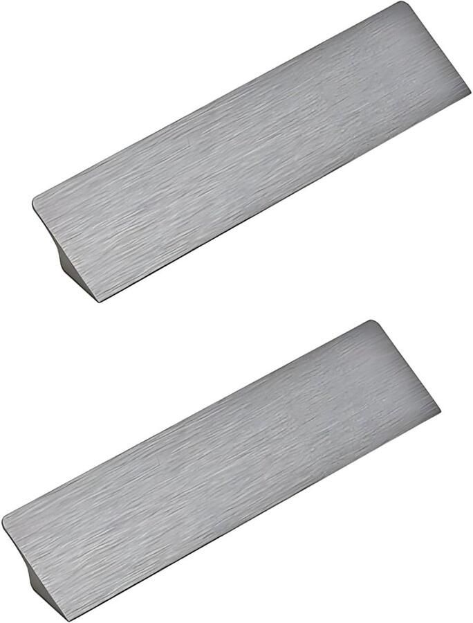 Meubelgrepen van Aluminiumlegering Moderne Kastgrepen 10 Stuks Grijs