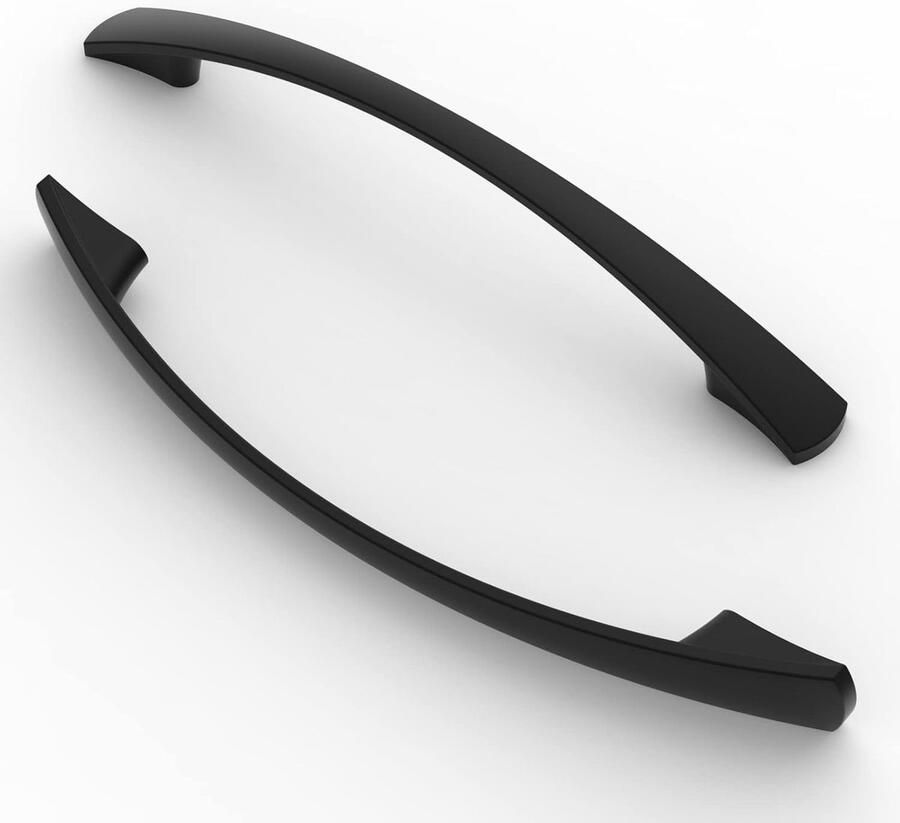 Meubelgrepen voor kast en lade 5 stuks mat zwart