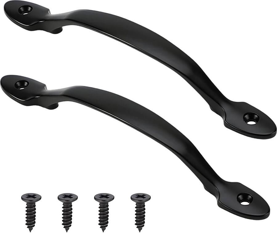 Meubelgrepen Zinklegering Modern zwart 1 stuk