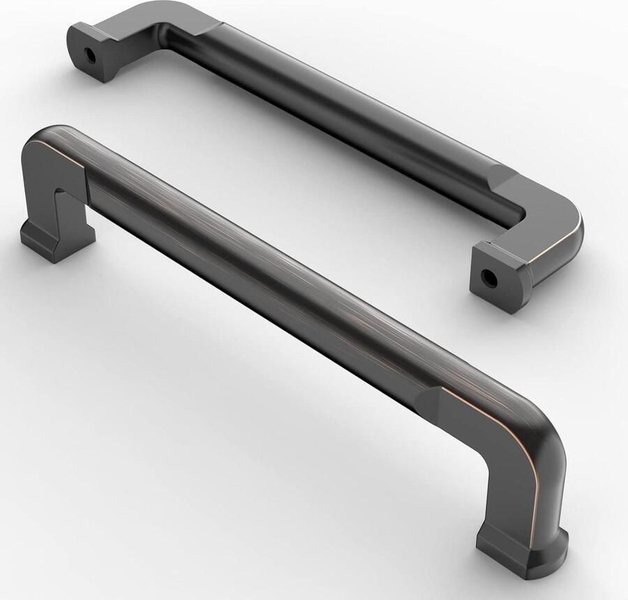 Meubelgrepen zwart 5 stuks 128 mm gatafstand Amerdeco Schuifladen handgrepen Keukenkasten Kastgrepen Ladegrepen Deurgrepen Keukenkasten Kledingkast UK0037. cabinet handle black