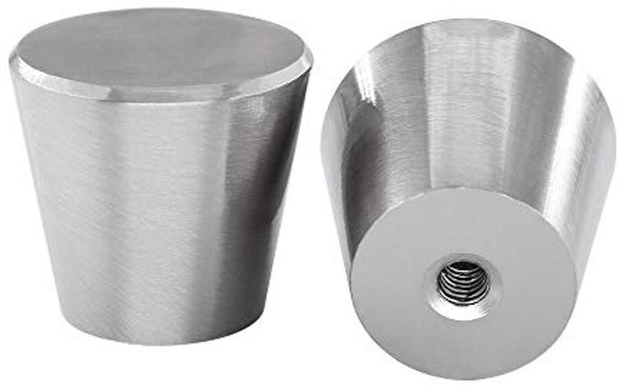 Meerdere kleuren kastknoppen van geborsteld roestvrij staal – 4 stuks – Duurzaam en stijlvol