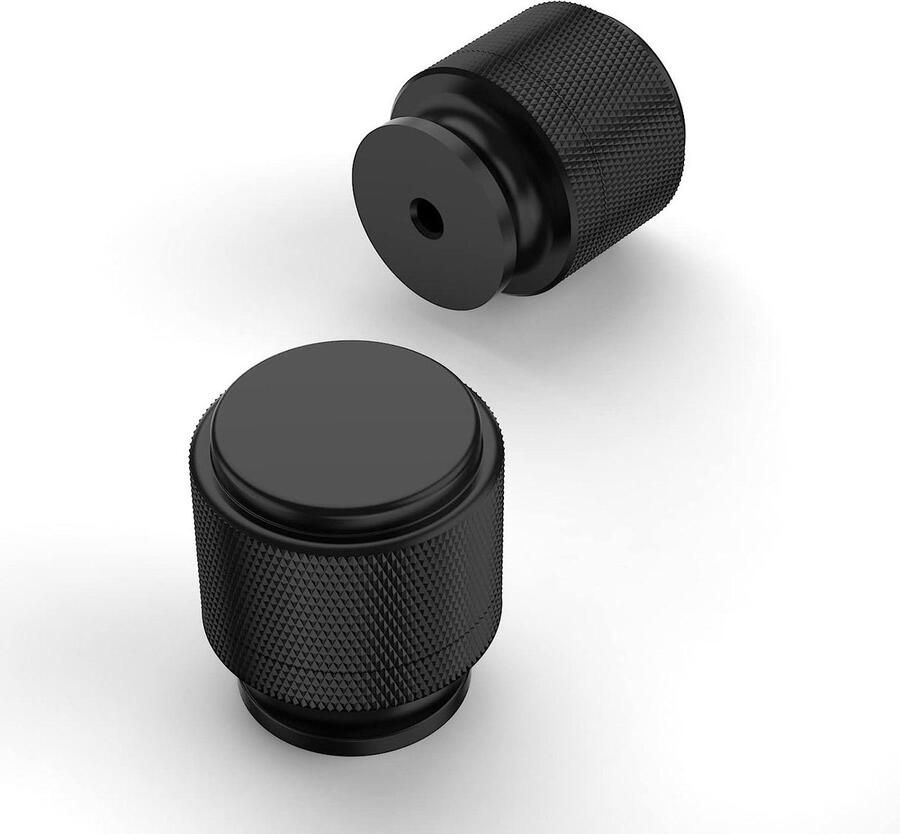 Meubelknoppen Set van 10 Zwarte Kast Knoppen voor Kast Deurknop en Commode UK0026