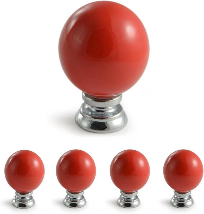 Meubelknoppen Set van 4 Vintage Keramiek Kastknop Porselein Handvat Antiek Landhuis