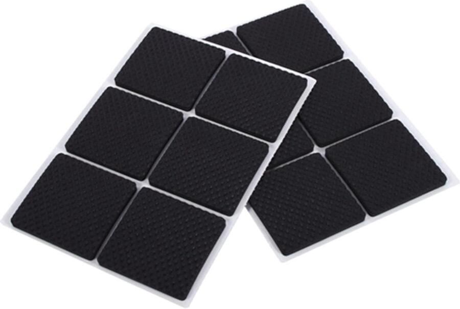 Meubelkussens Voor Hardhouten Vloeren 12 Stuks Antislip Zelfklevende Rubberen Voetkussentjes Meubelvilt Vloerbeschermers Voor Stoelpoten Tafel Bank