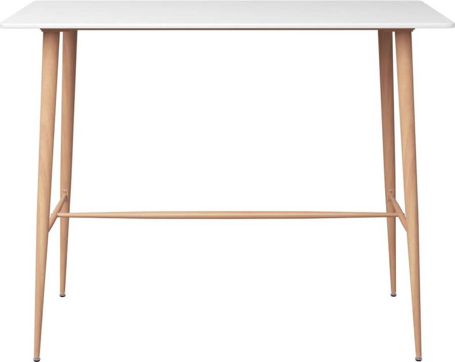 Meubelmania Bartafel 120x60x105 cm wit