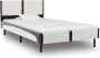 Maison Exclusive Bed met traagschuim matras kunstleer 90x200 cm - Thumbnail 2