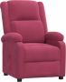 Maison Exclusive Fauteuil verstelbaar fluweel wijnrood - Thumbnail 2