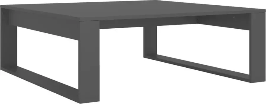 Meubelmania Salontafel 100x100x35 cm spaanplaat grijs