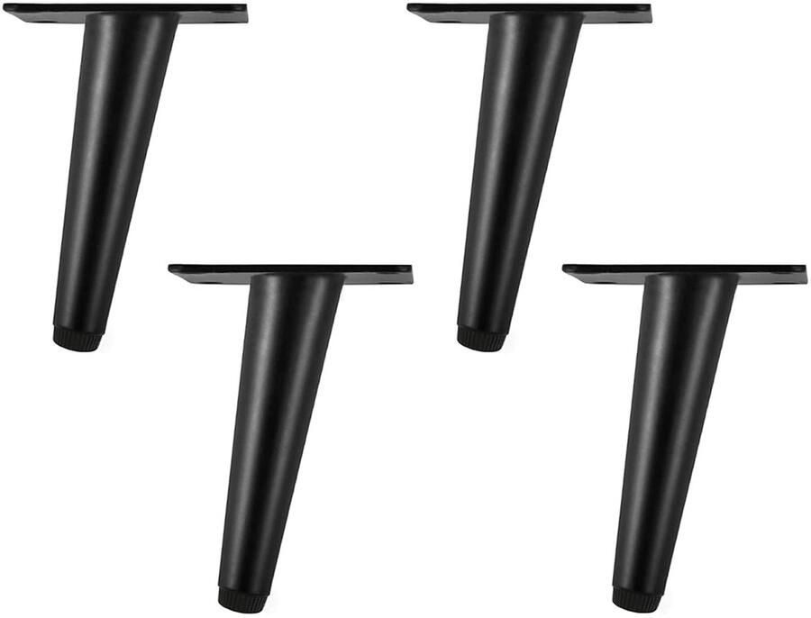 Meubelpoten Kegel Kast Benen Set Roestvrij 4 stuks Metalen