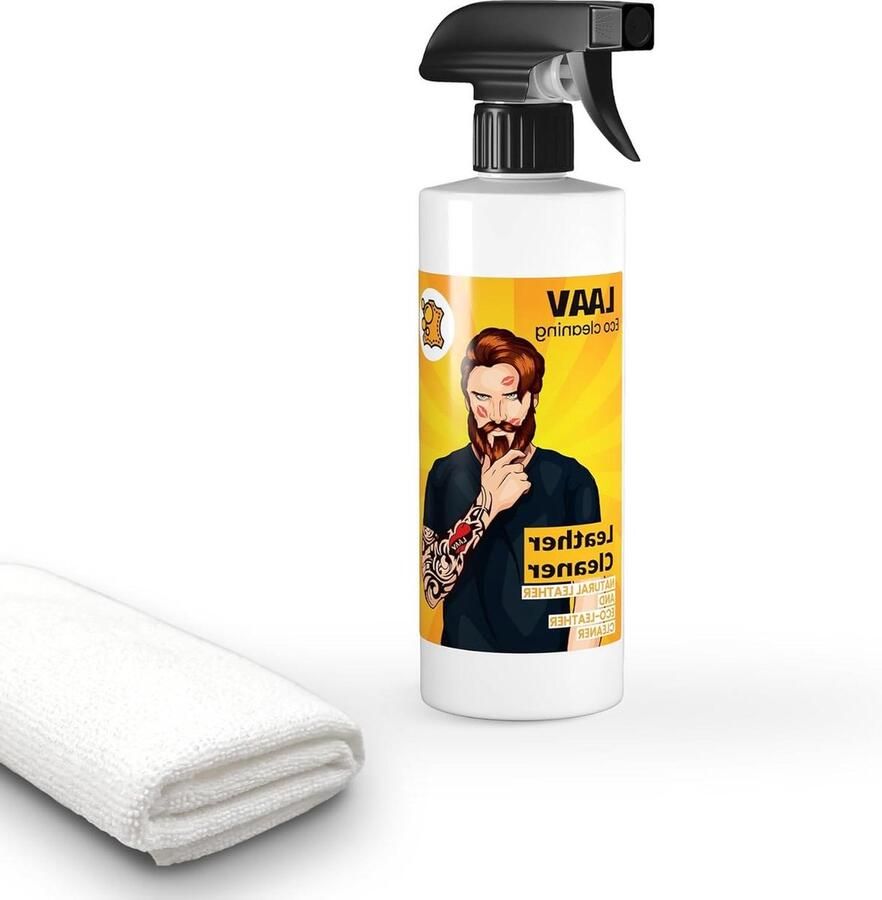 Meubelreiniger en microvezeldoek 500 ml voor leer LAAV meubelreiniger