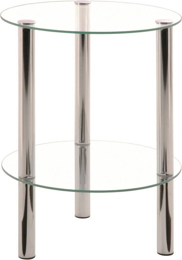 Meubels tafeltje verchroomd planken gemaakt van veiligheidsglas in verschillende versies - Foto 2