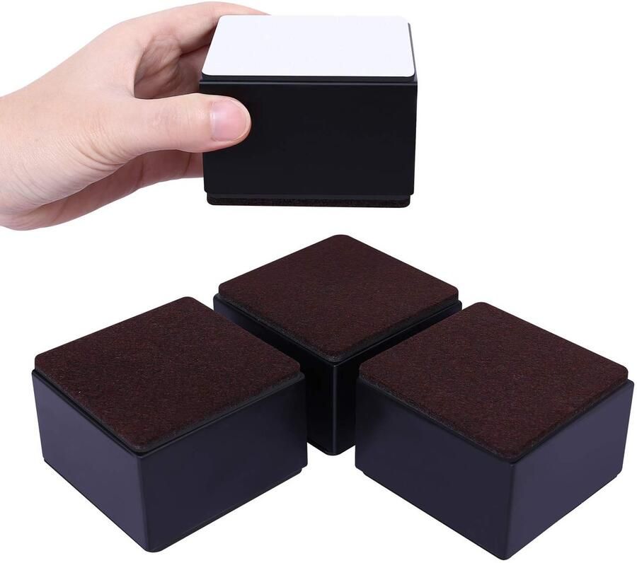 Meubelverhoger Verhoogt meubels Set van 4 Koolstofstaal