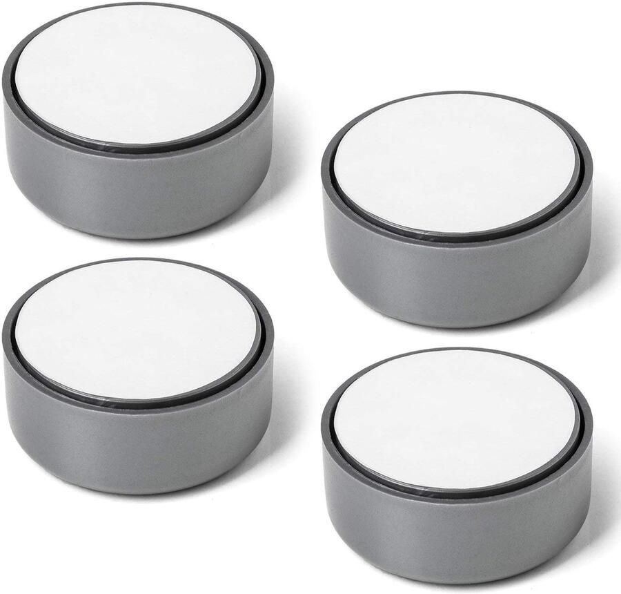 Meubelvoeten Golf kunststof set van 4 grijs