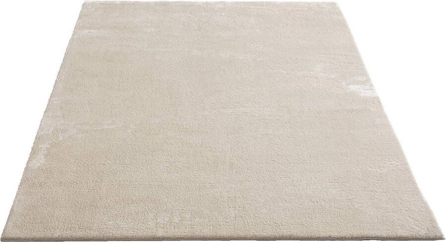 Merkloos Mia´s Teppiche Olivia Vloerkleed voor woonkamer laagpolig 80x150 cm beige