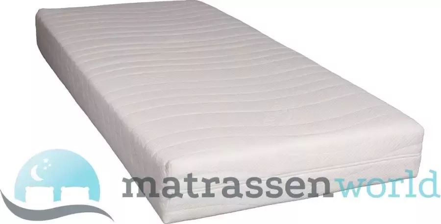 Micro Pocketvering Latex Matras 90 x 210 cm dikte c.a. 25 cm