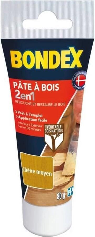 Middelgrote eikenhoutvuller BONDEX 420479 80 g