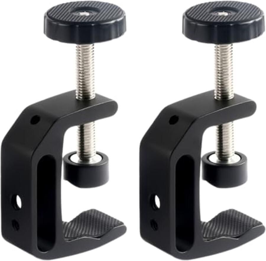 Mini C-klem voor tafels en houten werkprojecten verstelbare en antislip set van 2