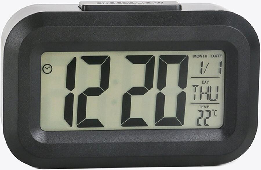 Mini Car Clock Kleine Digitale Klok Mini Klok voor Auto Dashboard Bureau Tafel Badkamer Zwart - Foto 2