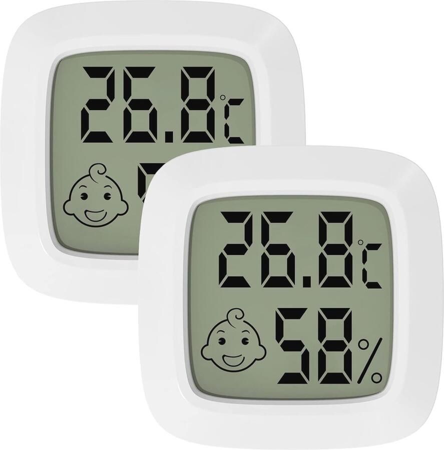 Mini Digitale Kamer Hygrometer Thermometer Nauwkeurige Temperatuur- en Vochtigheidsmeting voor Binnen
