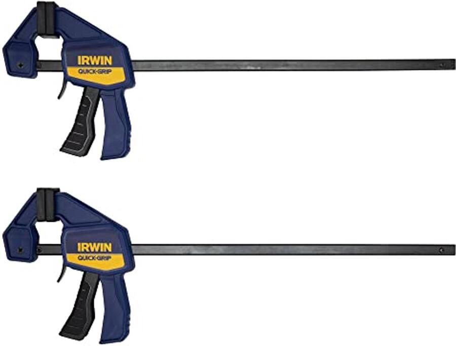 Mini Staafklem Set van 2 12 Inch (30 5 cm) Eenhandige Klemmen voor Klusprojecten