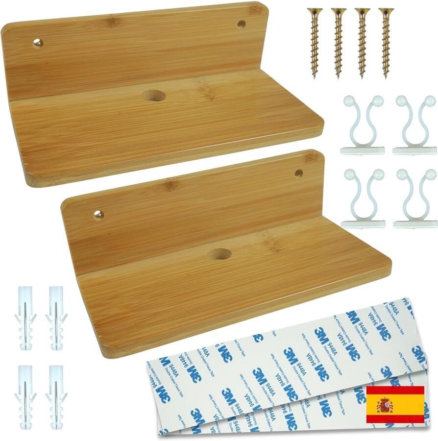 Mini wandrek zonder boren veelzijdig en modern 1 stuk duurzaam materiaal