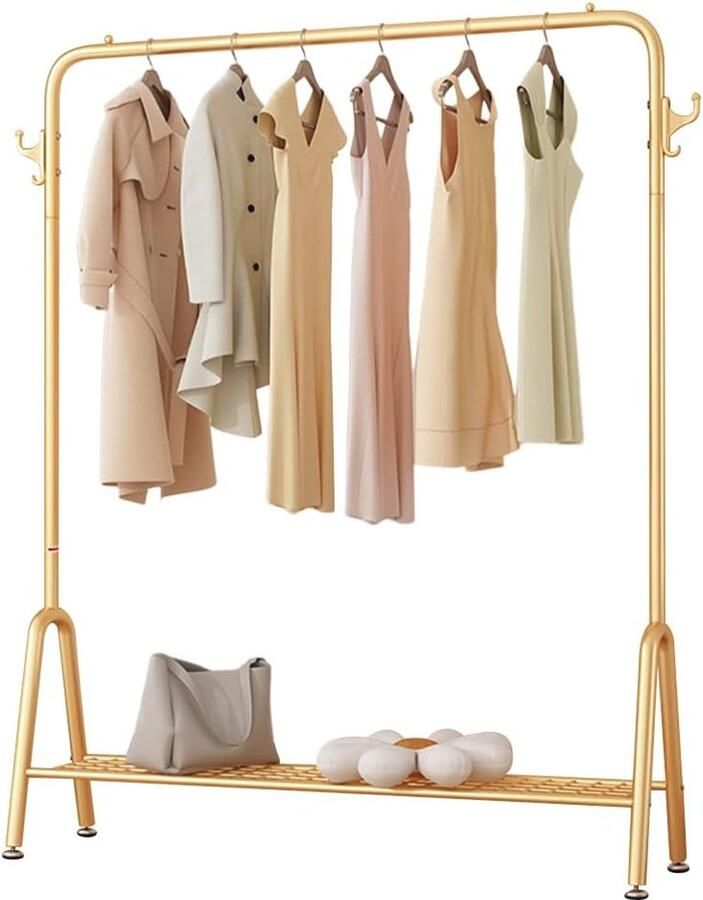 Minimalistisch Kledingrek voor Kleding en Schoenen Multifunctionele Kapstok voor Slaapkamer en Woonkamer