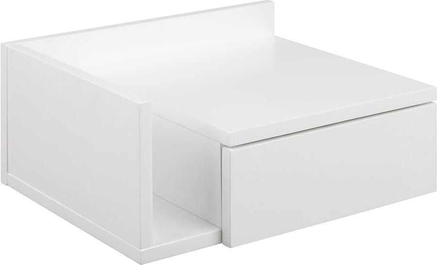 Minimalistisch nachtkastje Scandinavische stijl 1 stuk wit