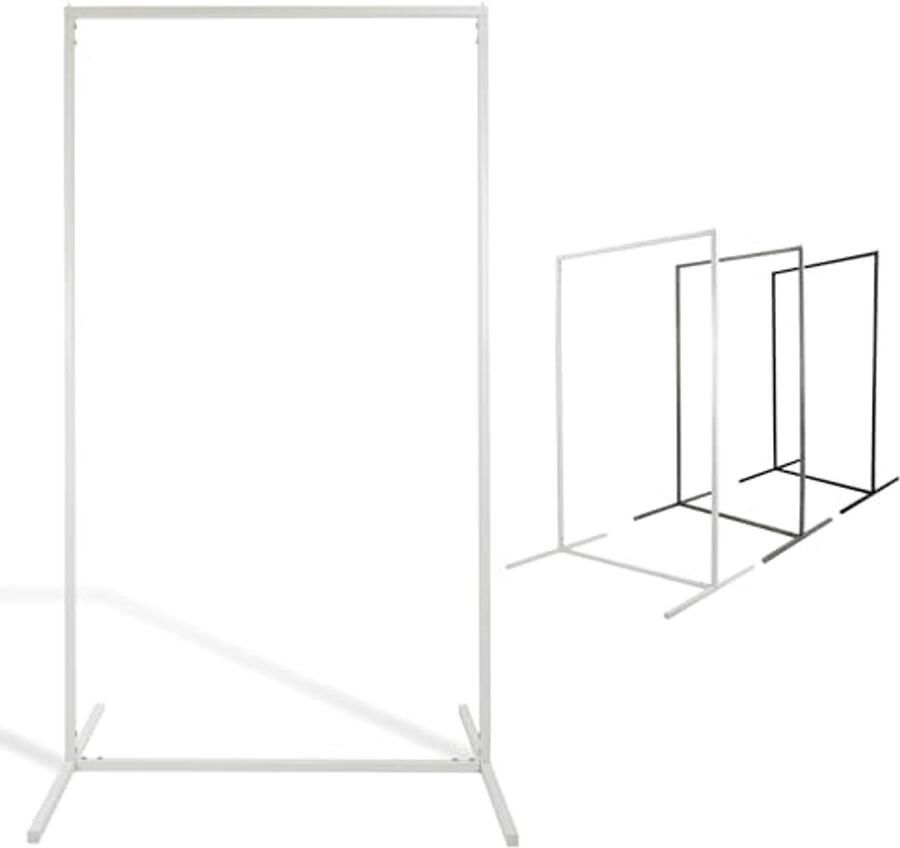 Minimalistisch Vrijstaand Kledingrek Voor Doe-Het-Zelf Projecten Robuuste Constructie H 140 cm x B 80 cm