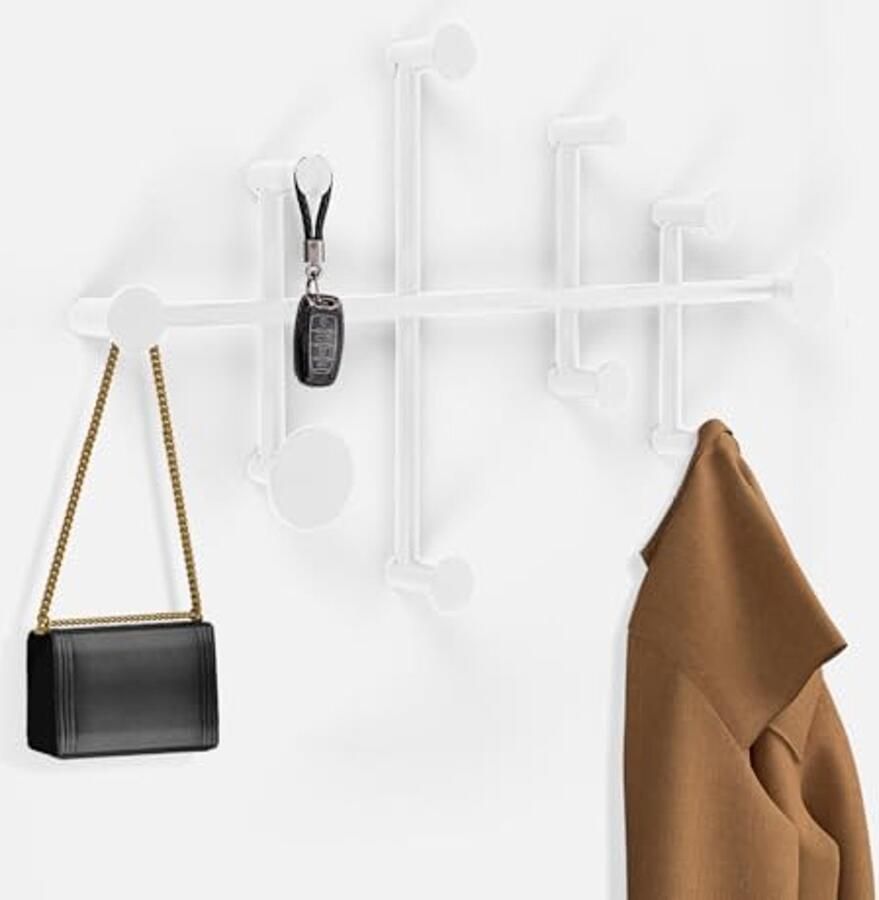 Minimalistische Wandgarderobe Moderne Metalen Kapstok Haken voor Entree Woonkamer en Slaapkamer