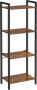 MIRA Home Boekenkast Ladderplank Boekenrek Boekenkast Kast Vintage 24x40x107 - Thumbnail 1