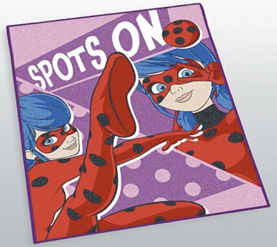 Miraculous Ladybug vloerkleed 100 Cm X 120 Cm