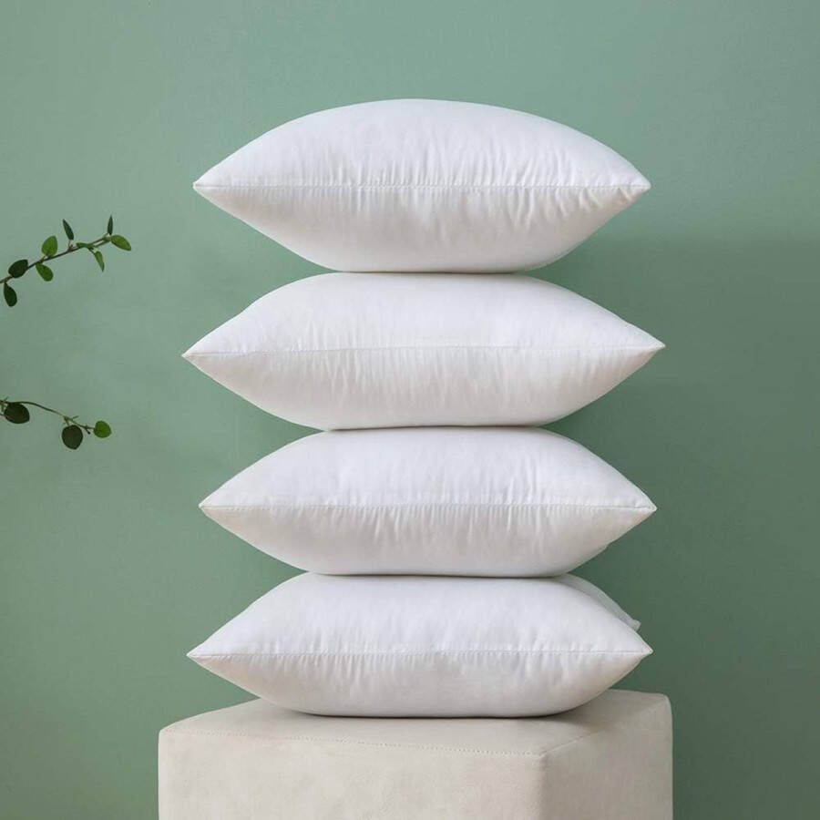 MIULEE Pillow 7D Cotton Inner Cushion Core Cushion Filling Decorative Cushion Sofa Cushion for Living Room Bedroom Sofa Bed