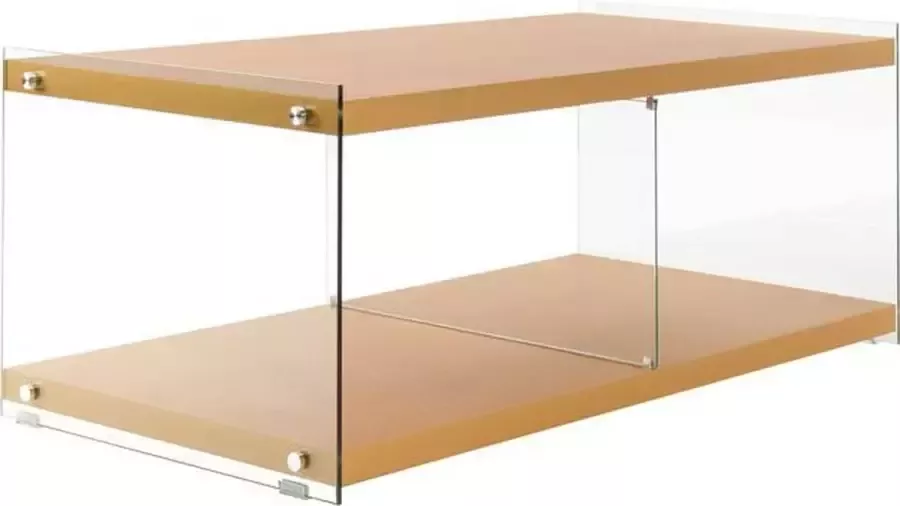 MLK Tv-meubel Goud Glas- MDF ca. 120cm (L) x 60cm (B) x 45cm (H)