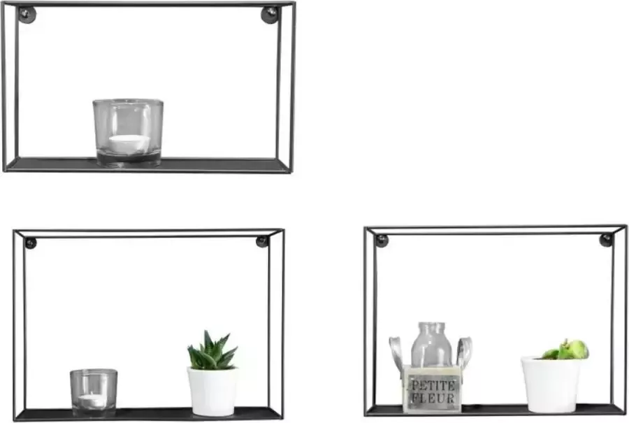 Spiegelprofi GmbH Decoratief wandrek MOSEL 3-delige set (3 stuks)