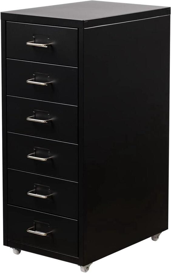 Mobiele archiefkast met 6 lades en wielen voor thuis en kantoor - Foto 2