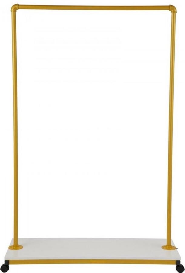 Mobiele Kledingstandaard Kledingrek Dressboy Kledingstang Kapstok 100x36x150 cm Met Kledingroede & Wielen