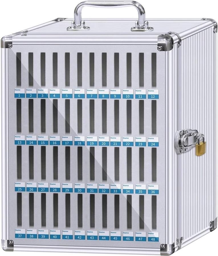 Mobiele Telefoon Lockerkast voor Wandmontage Beveiligde Opslagoplossing met Sleutelslot