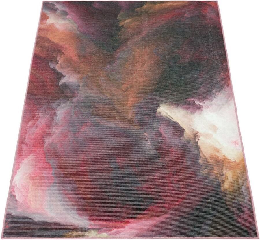 Modern Abstract Short Pile Rug – Soft Durable & Cozy – Trendy Pattern