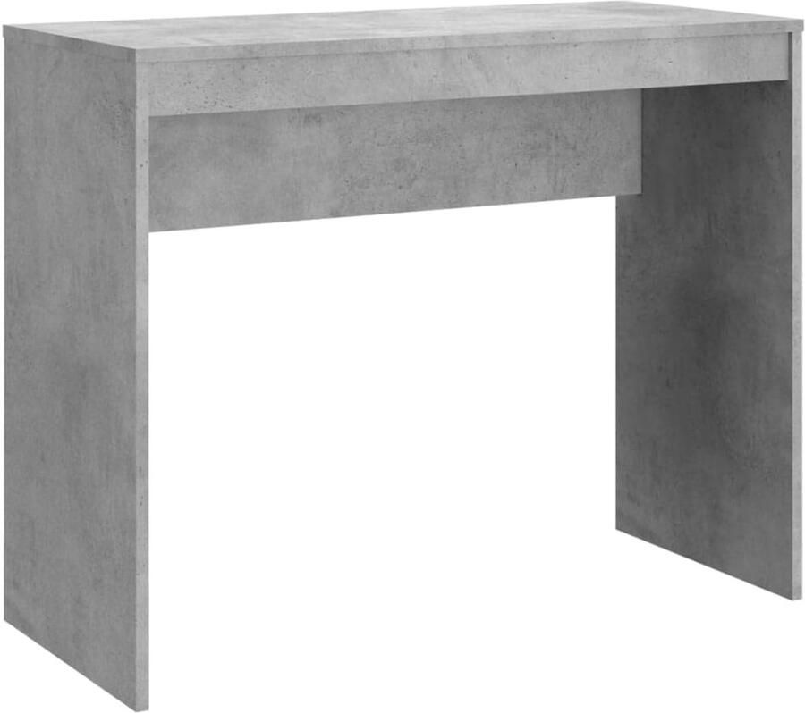 Modern Bureau Betongrijs Stevig Computerbureau voor Werk- en Studieruimte