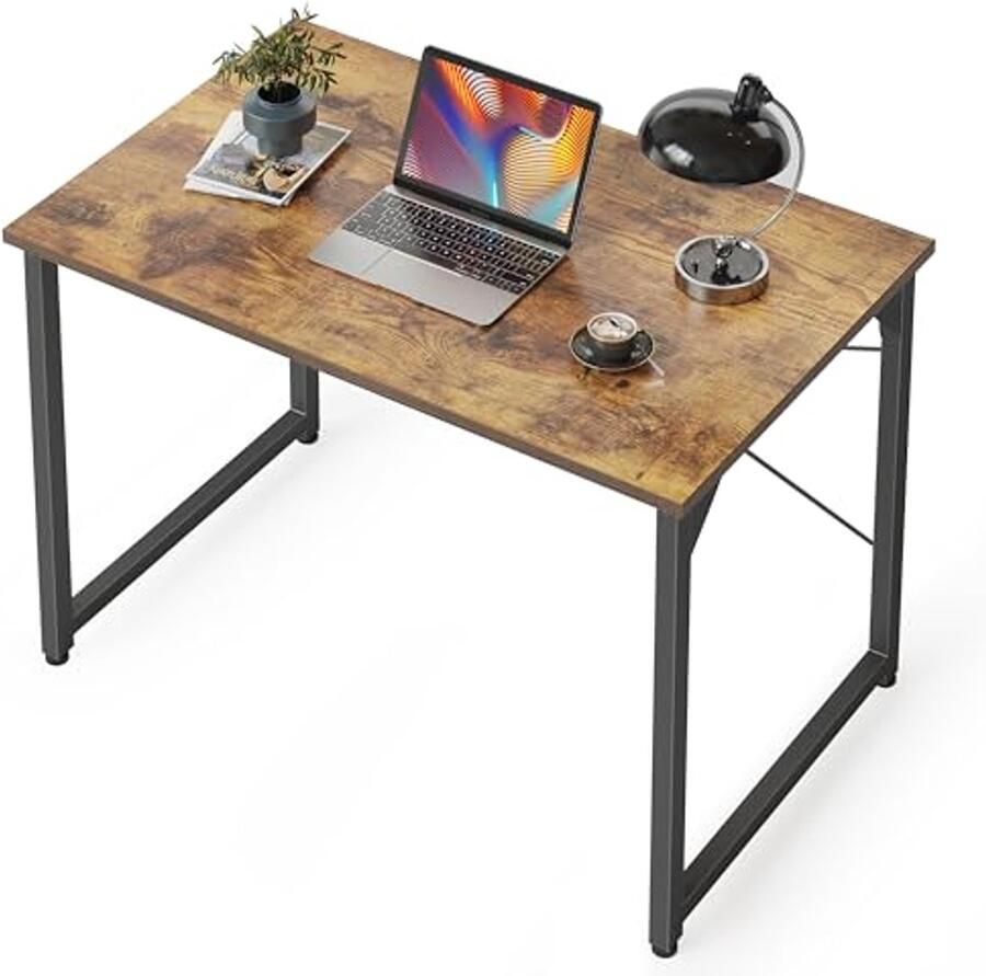 Modern Computerbureau 80x40 cm voor Thuis- en Kantoor Multifunctioneel en Duurzaam Bruin