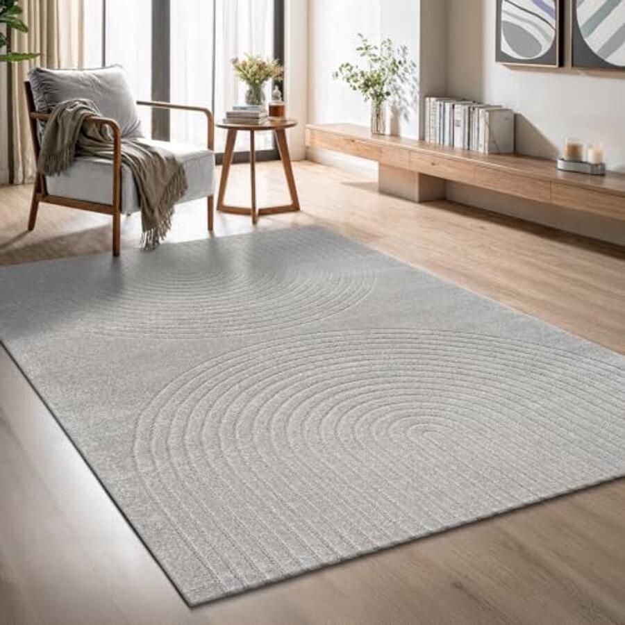 Modern geometrisch tapijt voor woonkamer Zacht en duurzaam 140 x 200 cm