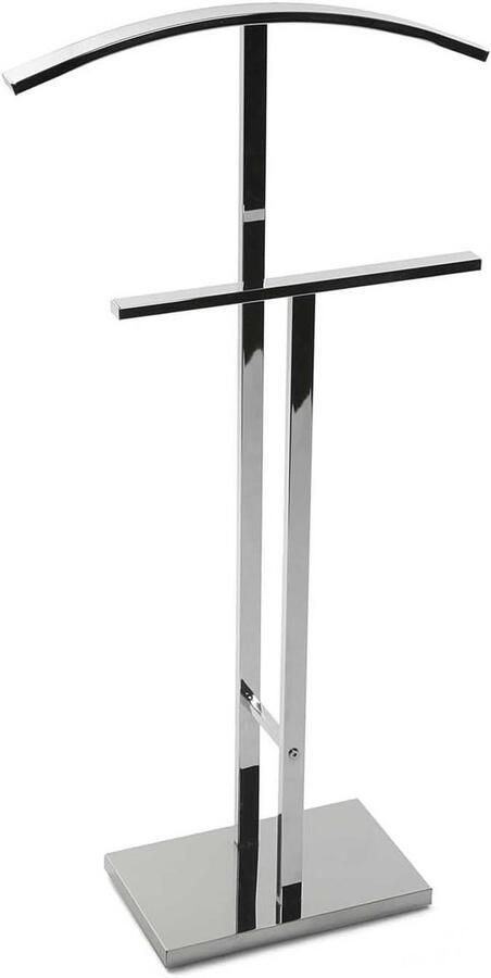 Modern Multifunctioneel Nachtkastje met Kledinghanger 100 cm Staal in Zilver