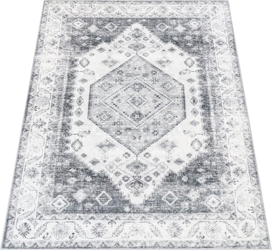 Modern oosterse tapijt zachte korte stapel duurzaam elegant gemakkelijke verzorging