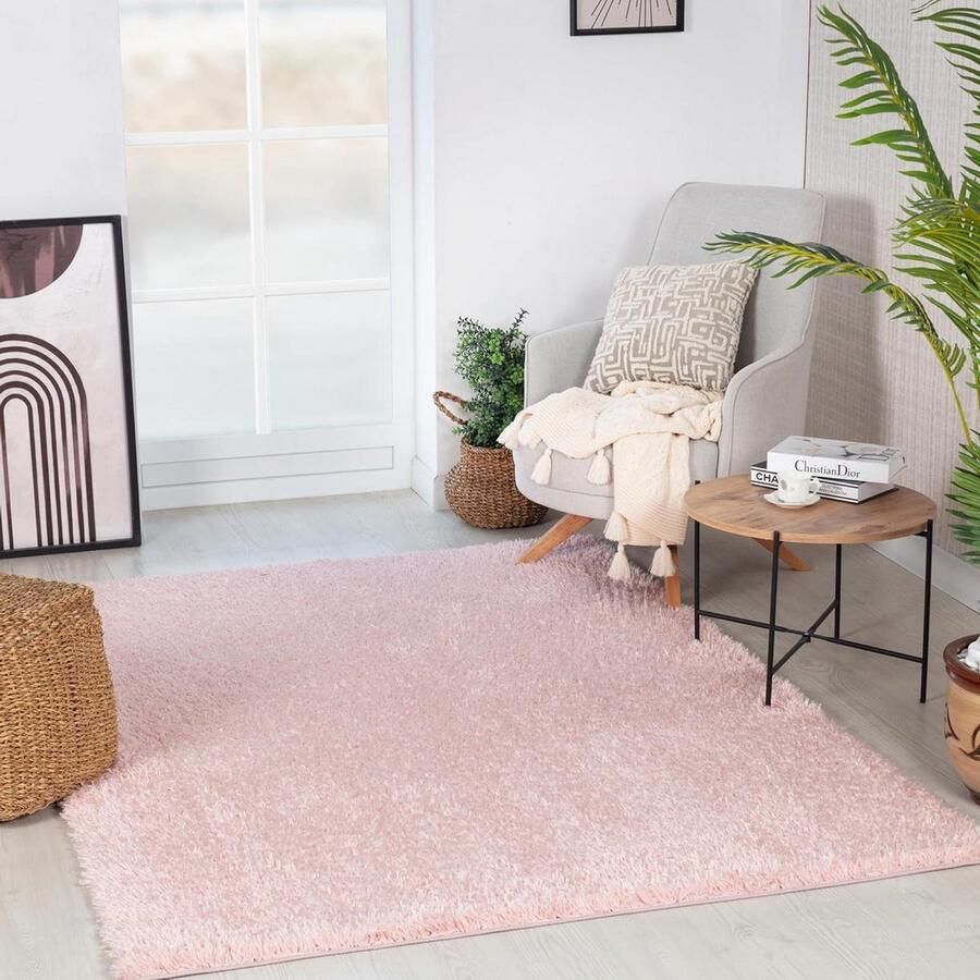 Moderne Surya Shaggy tapijt zacht harig tapijt voor woonkamer eetkamer slaapkamer pluche pool gemakkelijk te onderhouden groot tapijt 120 x 160 cm