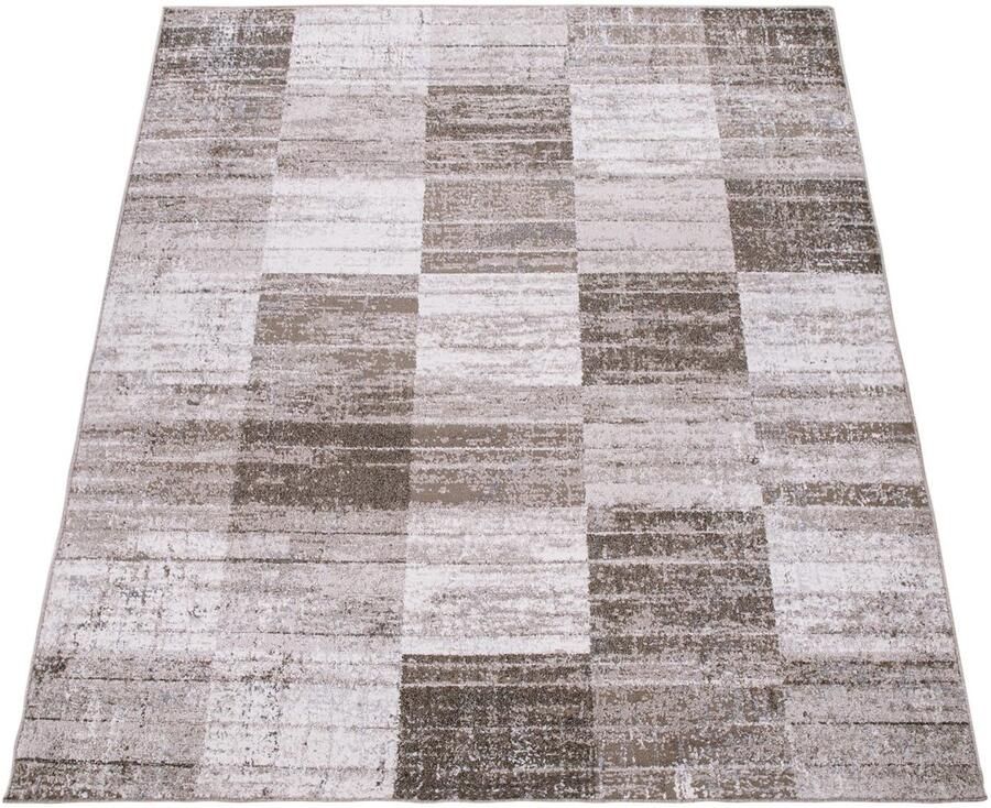 Modern Short-Pile Rug – Soft Durable & Stylish – Geometric Pattern – Easy Care