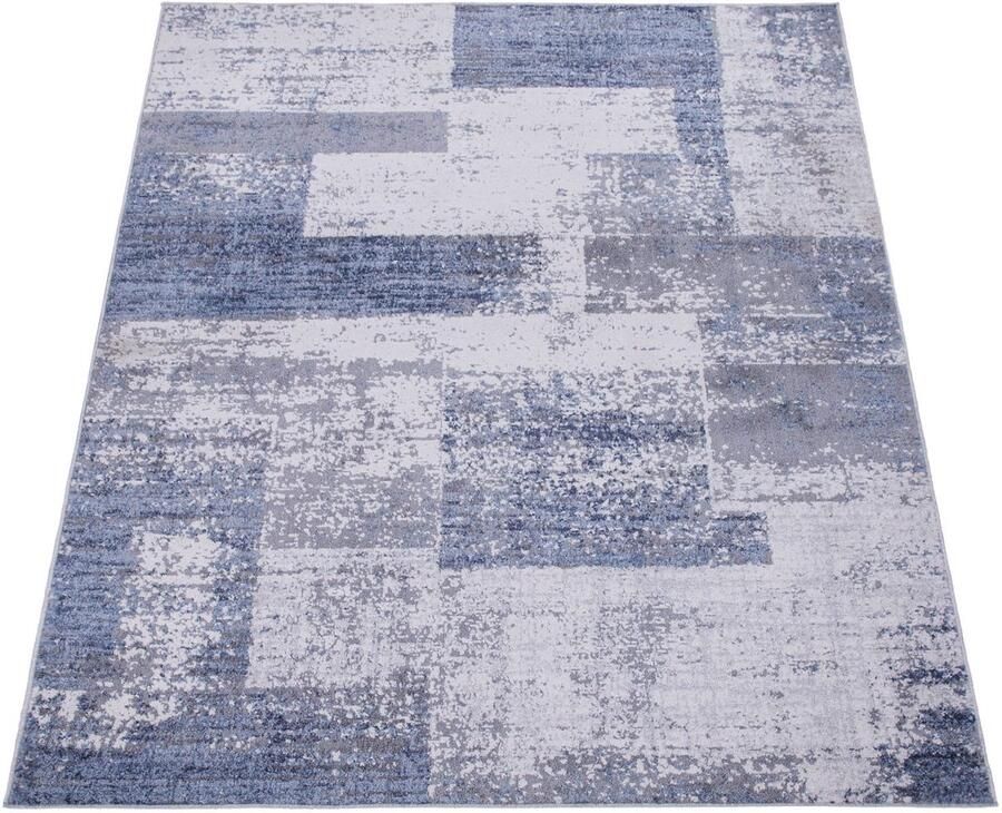Modern Short-Pile Rug – Durable & Soft – Geometric Pattern – Easy Care