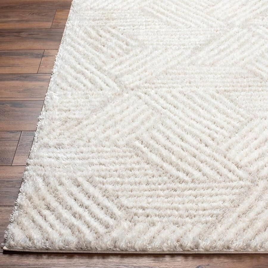 Modern Vloerkleed Surya Kapan Zacht Ruig Abstract Berber Tapijt Pluizig Onderhoudsvriendelijk 160 x 213