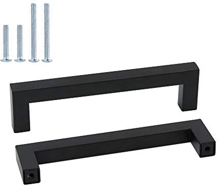 Zwarte Keukengrepen 128mm 15 Stuks Roestvrij Stalen Kastgrepen en Deurgrepen