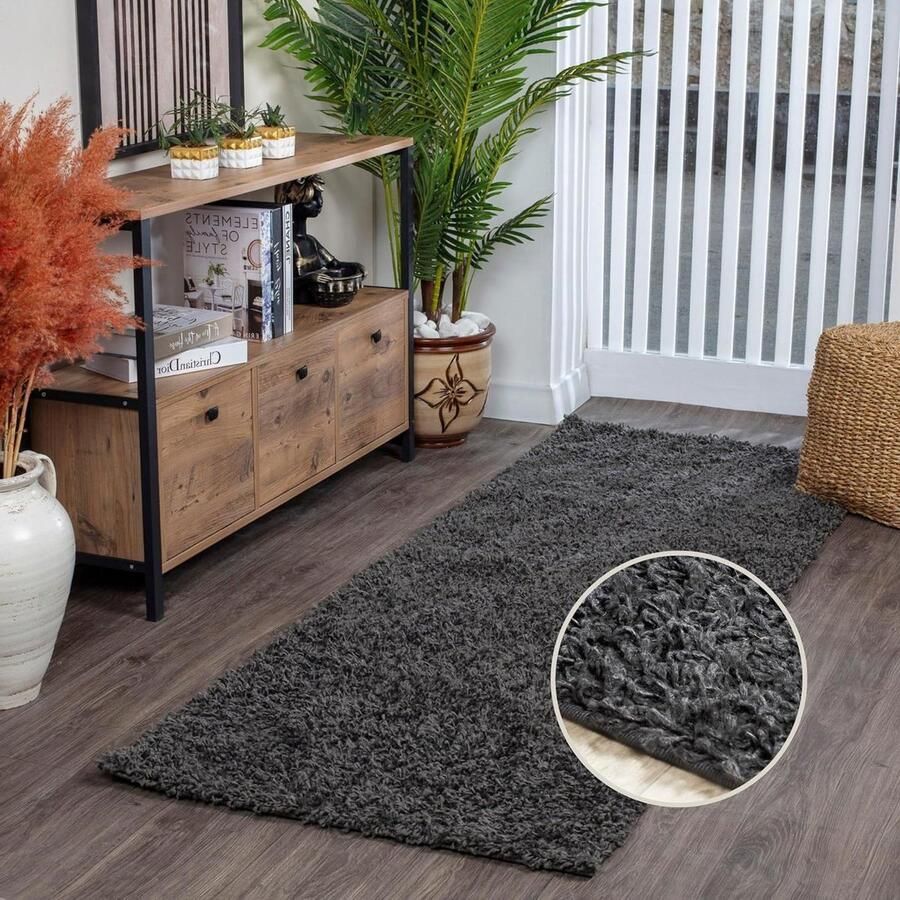 Moderne Abstracte Shaggy Tapijt Loper Zacht Pluizig Tapijt voor Woonkamer Eetkamer Slaapkamer Onderhoudsvriendelijk Pluche Stapel Grote Tapijtloper