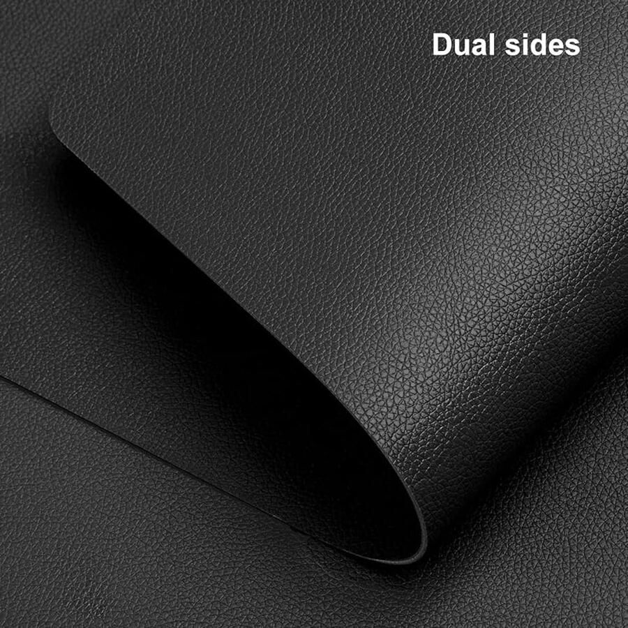 Moderne Afwasbare Tafelloper Waterdicht en Antislip Zwart 40X183cm